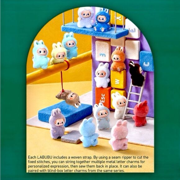 Pop Mart Pin For Love Labubu - Z - Picture 13 of 16